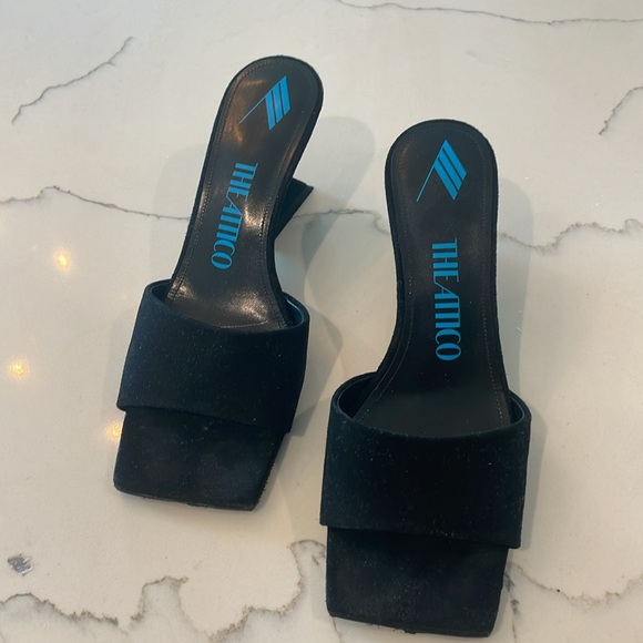 The Attico Cheope suede black mule size IT37 - Picture 2 of 5